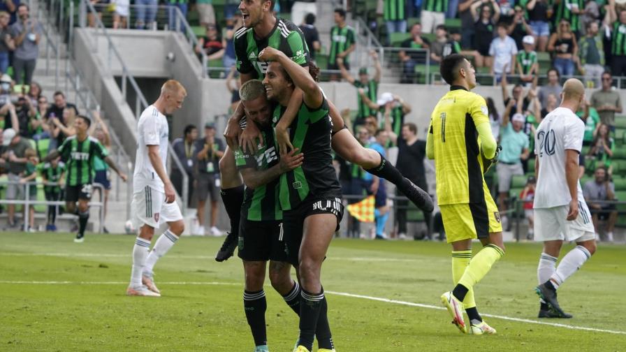 Domínguez logra doblete y Austin supera a RSL