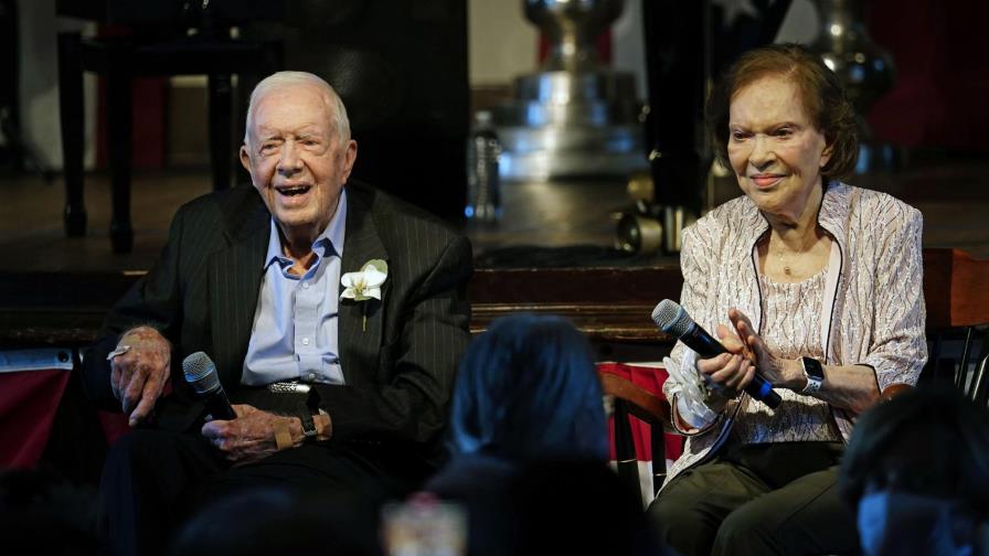 Expresidente Jimmy Carter celebra 75 años de matrimonio