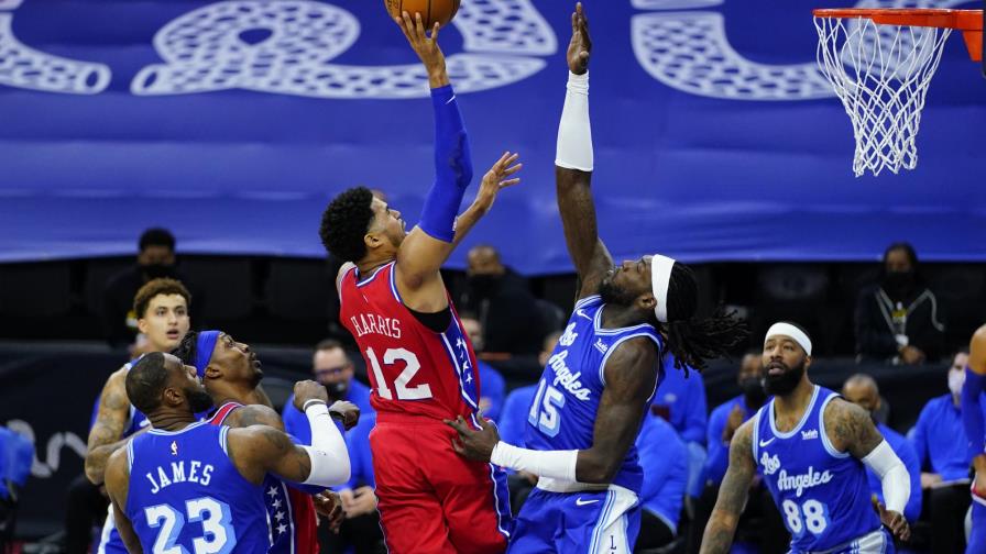 Enceste agónico de Harris da triunfo a 76ers ante Lakers Enceste agónico de Harris da triunfo a 76ers ante Lakers