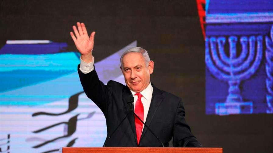 Netanyahu no se asegura una mayoría para reelección en escrutinio provisional