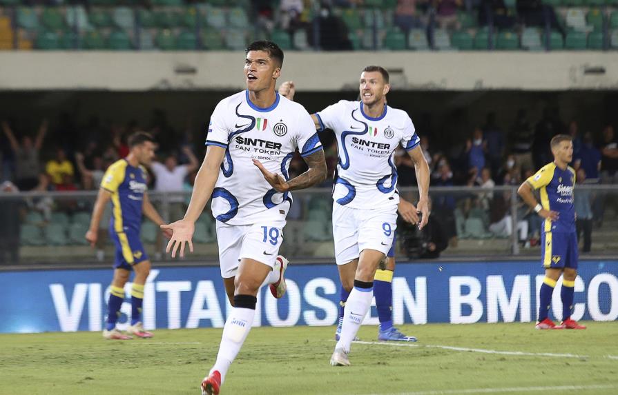 Correa debuta con doblete y da triunfo al Inter