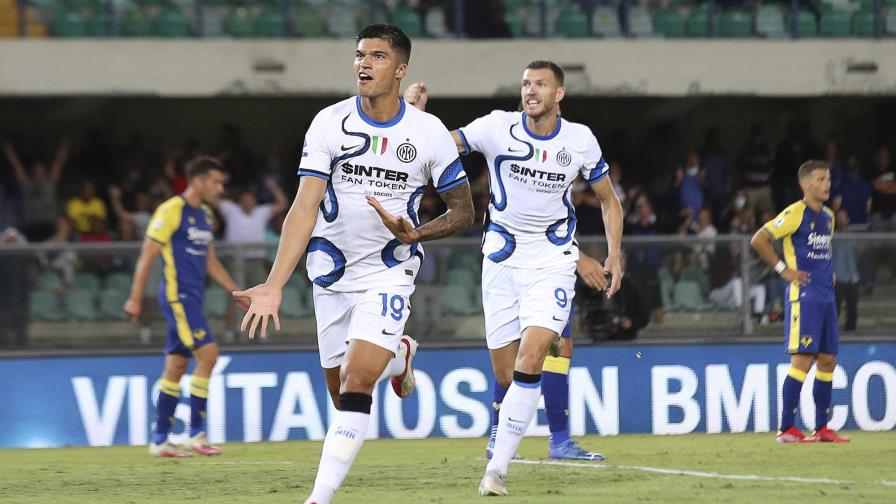 Correa debuta con doblete y da triunfo al Inter