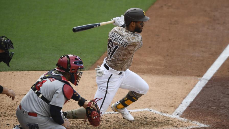 Castillo luce en debut en MLB en triunfo de Padres