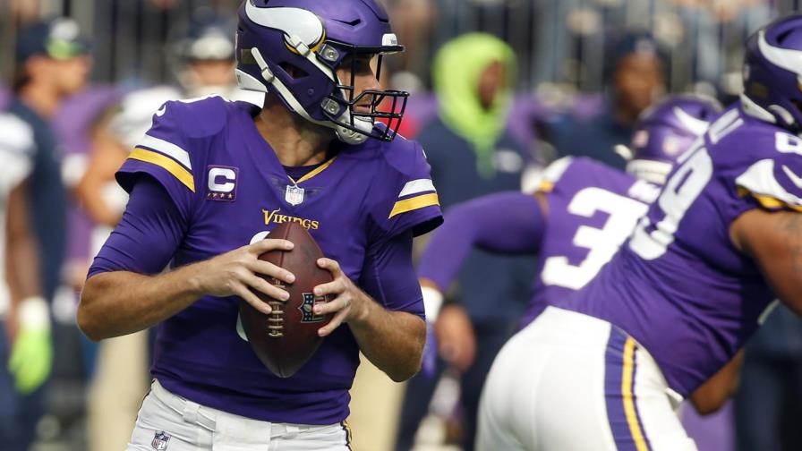 Cousins guía a Vikings a 1er triunfo ante Seattle en 12 años