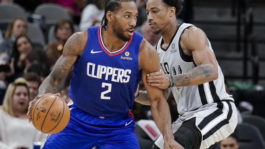 Leonard logra su primer triunfo con Clippers en San Antonio, en una noche de abucheos