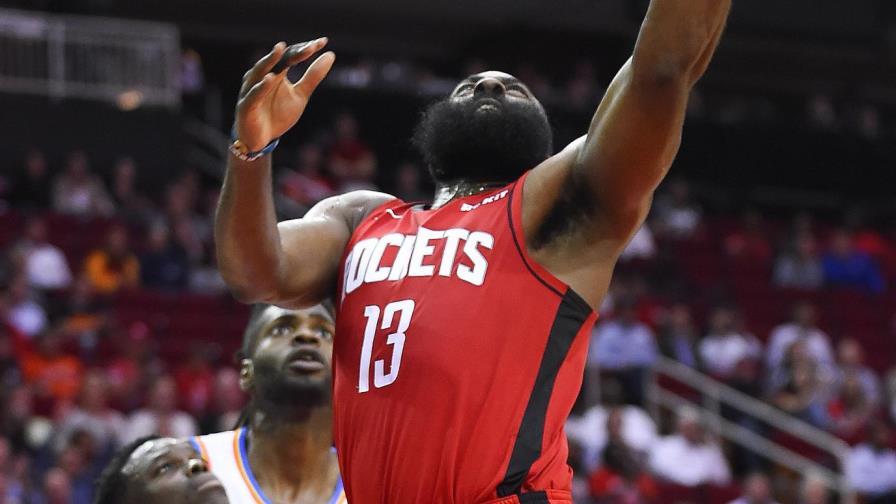 Westbrook y Harden brillan; Rockets se imponen a Thunder