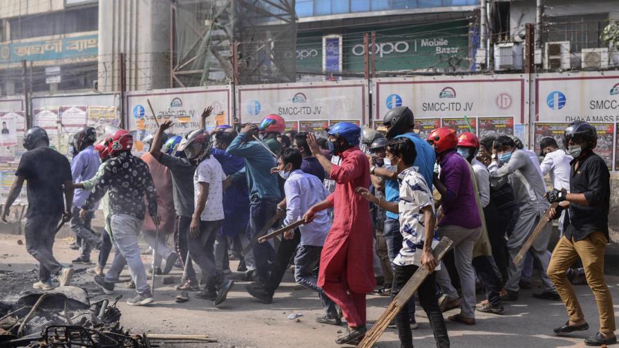 Violentas protestas en Bangladesh por visita de Modi