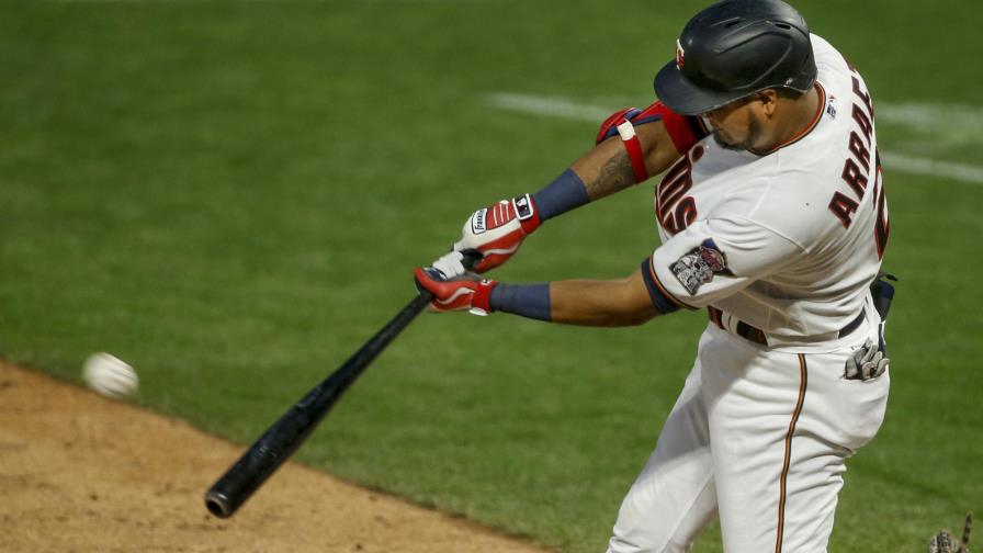 Luis Arráez despunta al bate y Mellizos vencen a Indios 8-7 Luis Arráez despunta al bate y Mellizos vencen a Indios 8-7
