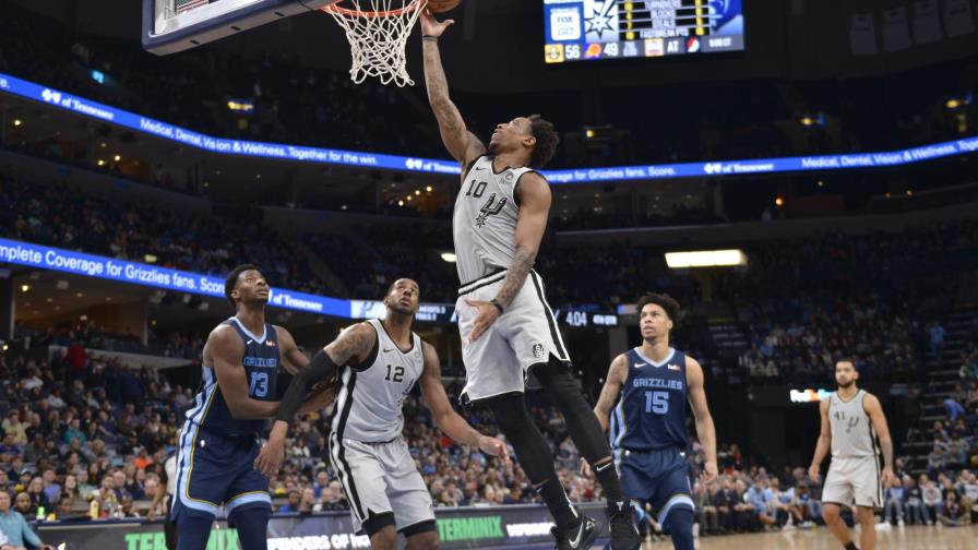 Aldridge guía a Spurs a un triunfo 145-115 sobre Grizzlies