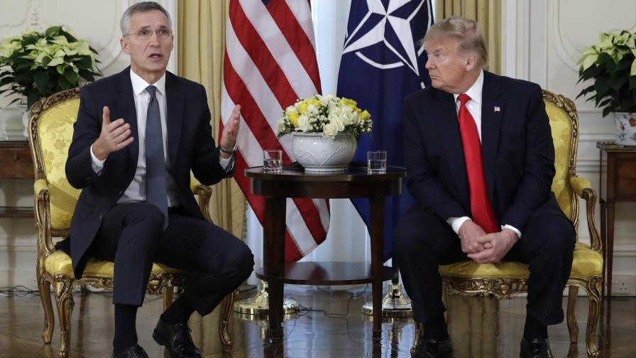 Trump ataca a Macron sus por declaraciones sobre la OTAN