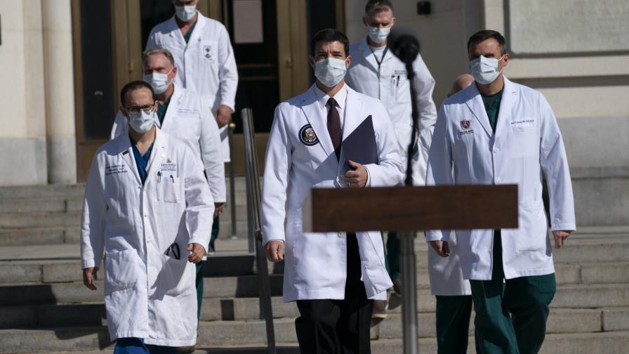 Trump dice que dejará el hospital y se irá a la Casa Blanca