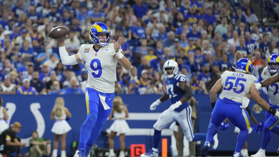 Stafford conduce agónica victoria de Rams ante Colts, 27-24