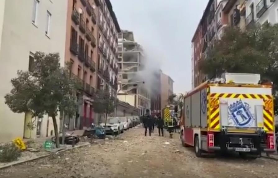 Aumentan a tres los muertos en explosión en el centro de Madrid