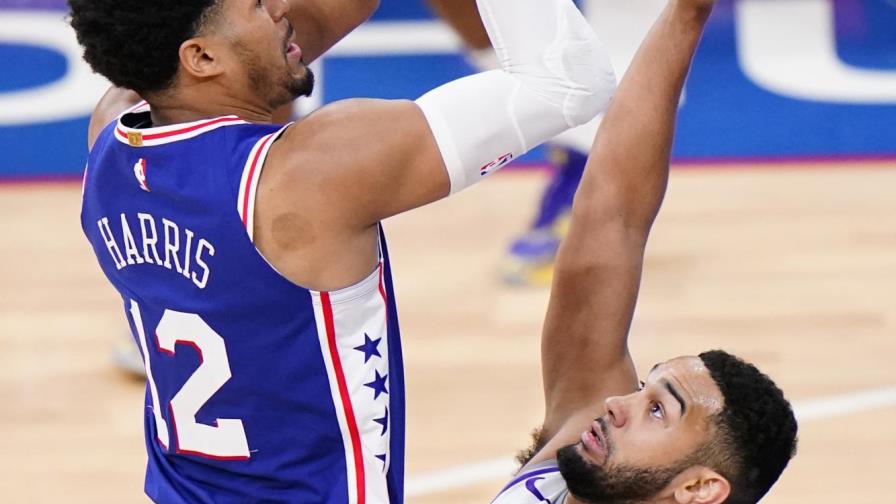 Harris anota 29 puntos y 76ers se imponen 129-105 a Kings