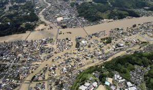 Lluvias anegan el sur de Japón, habría más de 10 muertos
