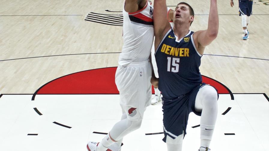 Jokic lleva a Nuggets a victoria sobre Blazers Jokic lleva a Nuggets a victoria sobre Blazers