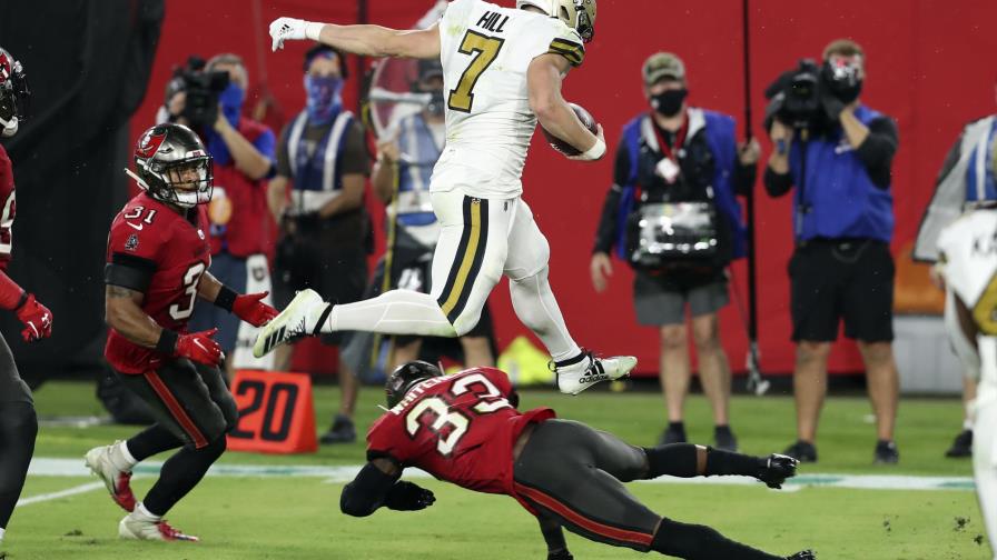 Brees recupera liderato en pases de TD en paliza de Saints