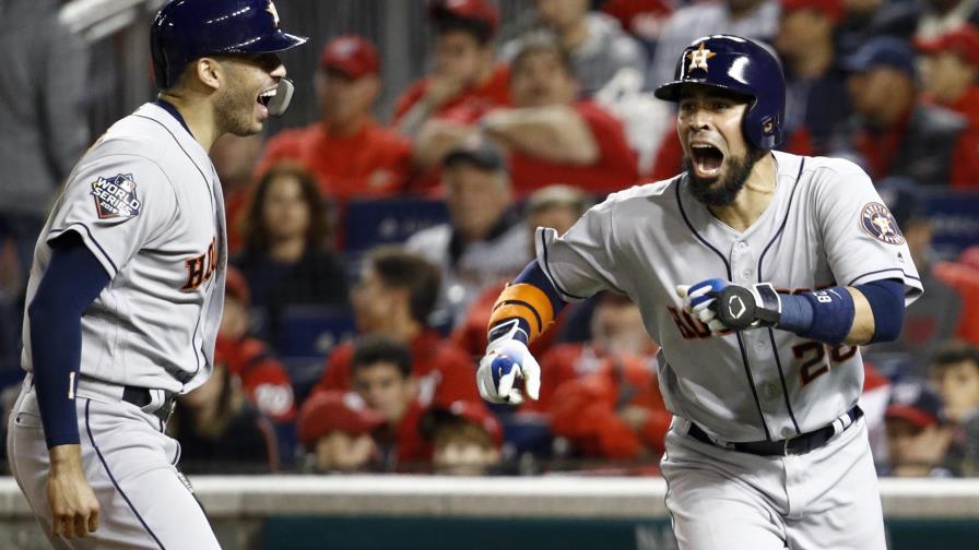 Chirinos, el inesperado jonronero de Astros en Serie Mundial