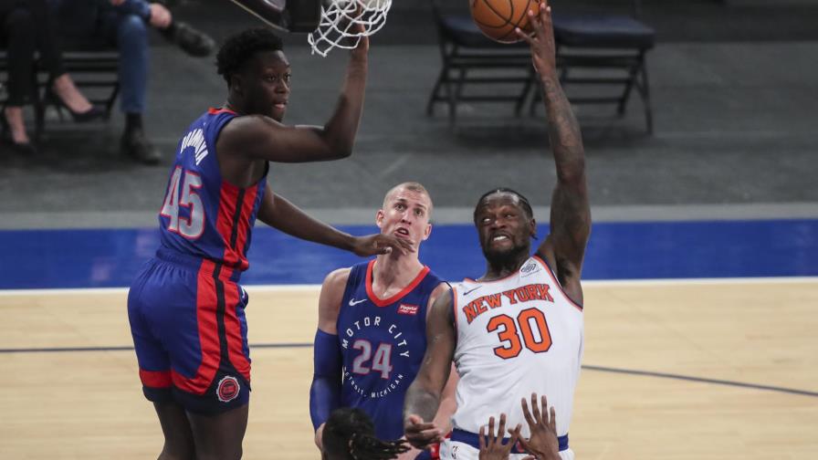 Knicks vencen a Pistons y llegan a la pausa  encima de .500