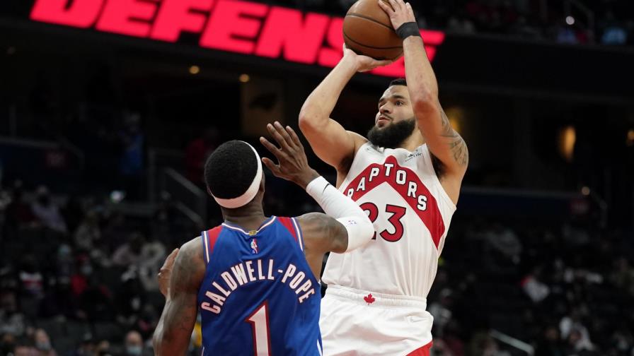 VanVleet anota 33 y Raptors vencen a Wizards 109-100 VanVleet anota 33 y Raptors vencen a Wizards 109-100