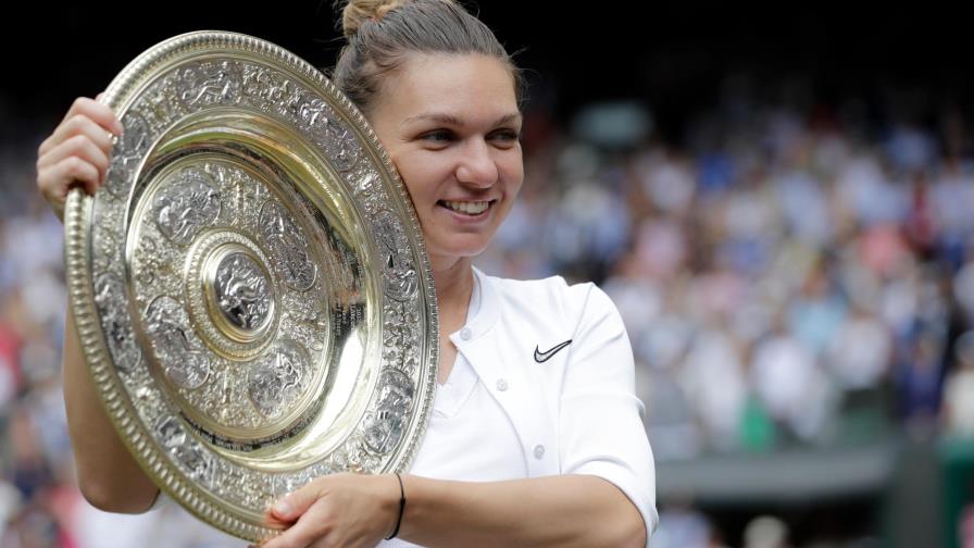 Conquista de Wimbledon lleva a Halep a 4to lugar del ranking