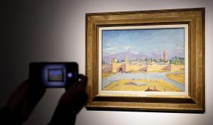 Jolie subasta cuadro que Churchill pintó para Roosevelt