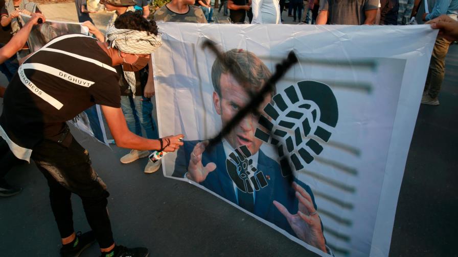 Irán convoca a diplomático francés por comentarios de Macron