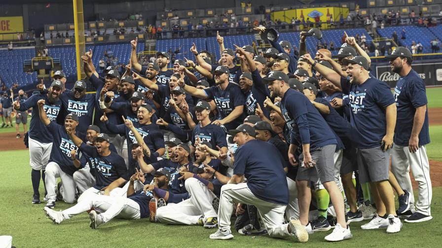 Los Rays aseguran el Este de la Americana; es su segundo título seguido en las Grandes Ligas
