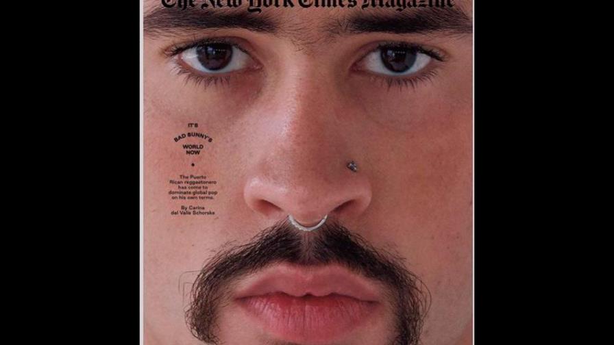 El puertorriqueño Bad Bunny, portada de la revista de The New York Times