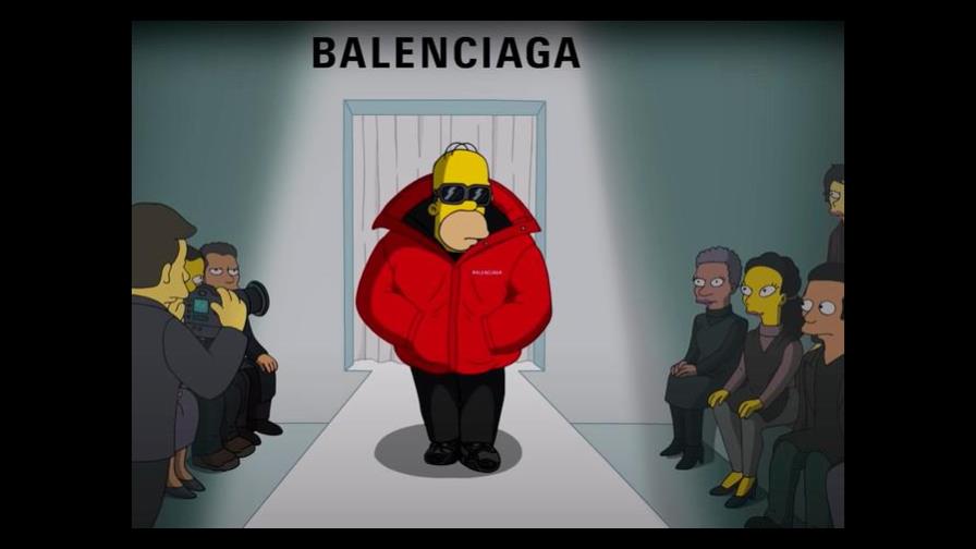 Con un capítulo de ‘Los Simpsons’; así presentó Balenciaga su nueva colección 