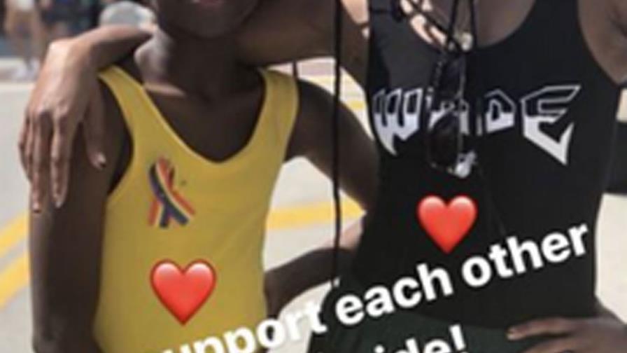 Dwyane Wade apoya a su hijo en desfile del Orgullo Gay de Miami 