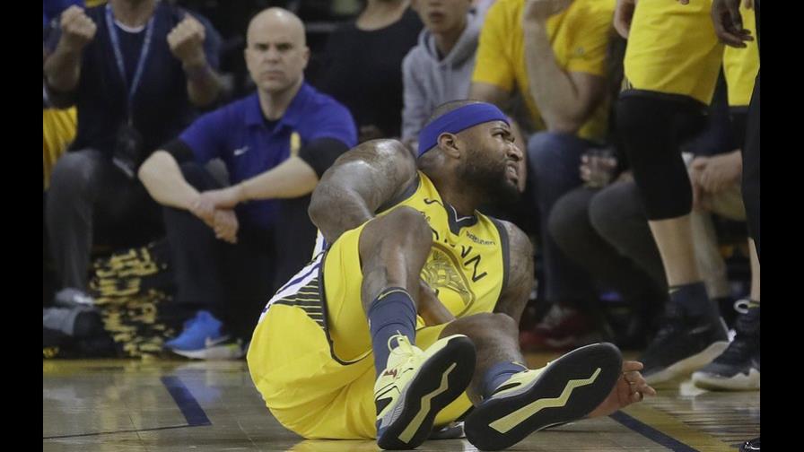 DeMarcus Cousins, baja indefinida por lesión de cuádriceps