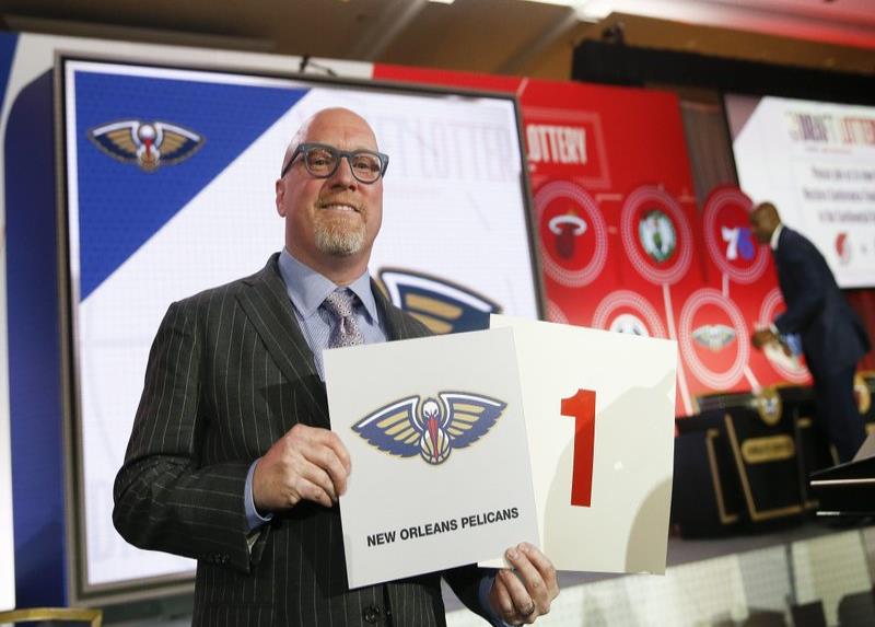 Los Pelicans ganan lotería de draft de la NBA y elegirán primero