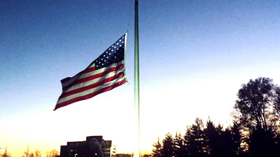 Banderas flotan a media asta en Nueva Jersey por muertos de coronavirus 