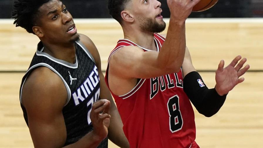 Con 38 puntos de LaVine, Bulls se imponen a Kings