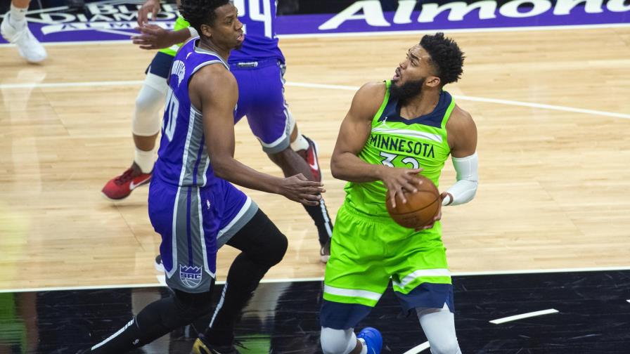 Towns guía triunfo Wolves sobre Kings 
