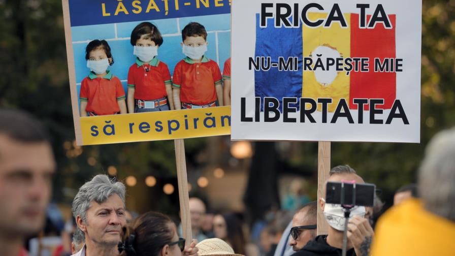 Protestas en varios países por las restricciones como consecuencia del coronavirus