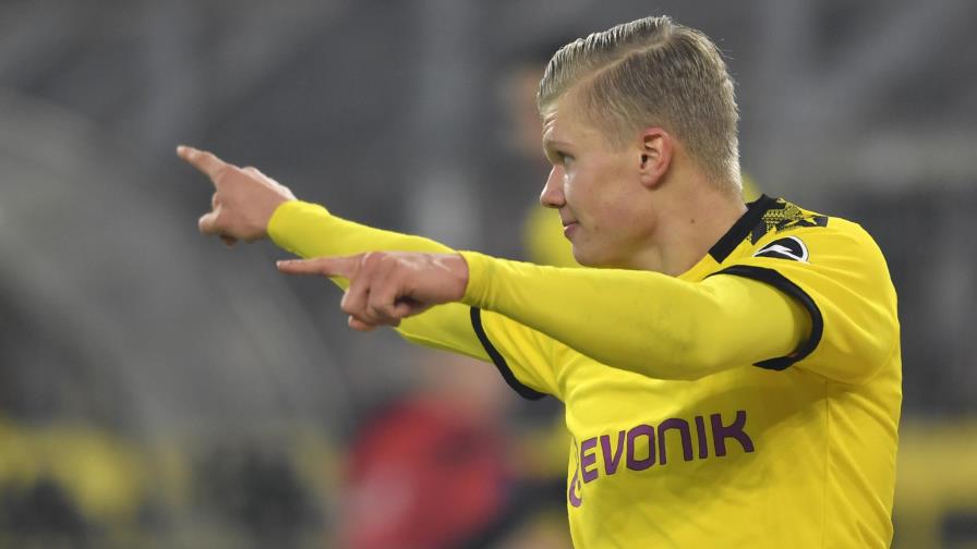 Otro gol de Haaland y Dortmund aplasta 4-0 a Frankfurt