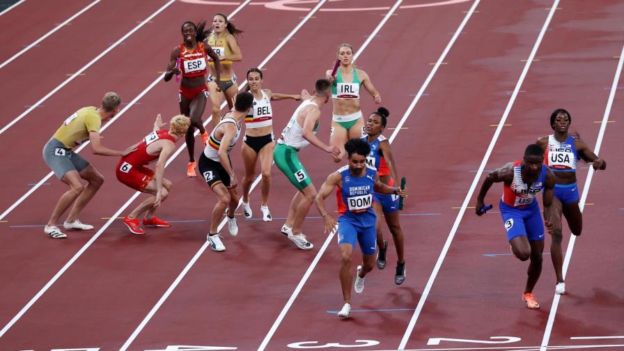 Dominicana gana apelación en atletismo y avanza a la final del relevo 4x400 en Tokio 2020