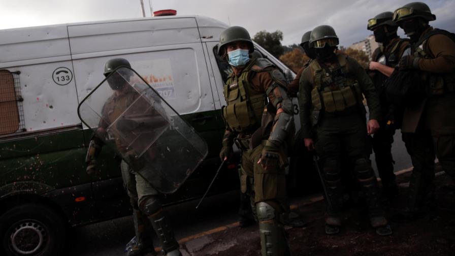 Una treintena de detenidos en Chile en protesta contra la Policía
