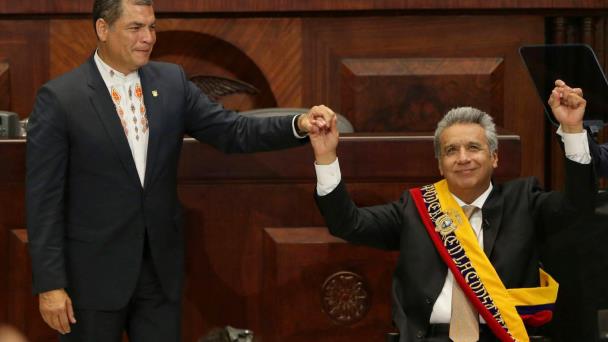 Presidente ecuatoriano Lenín Moreno pide que lo saquen de su partido