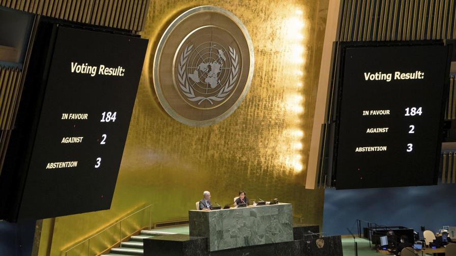EEUU vota en contra de resolución que condena embargo a Cuba EEUU vota en contra de resolución que condena embargo a Cuba