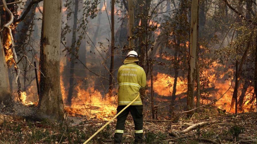 Australia: Incendios destruyen casas y lesionan a bomberos