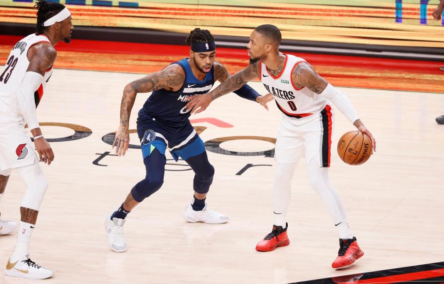 Damiam Lillard encesta 39 y Blazers arrollan a Timberwolves