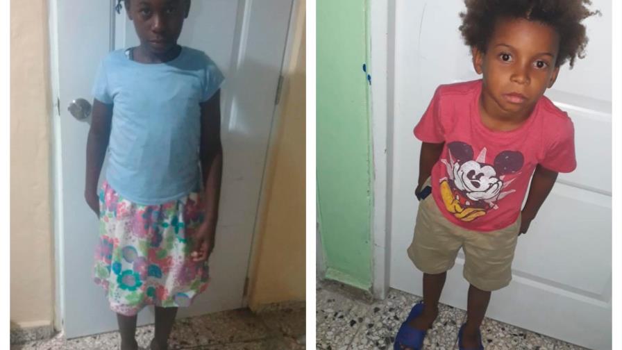 Buscan familiares de dos niños extraviados en Santo Domingo Oeste 