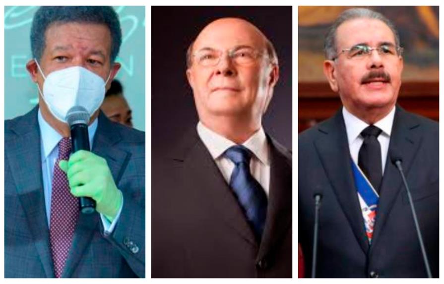 Danilo, Leonel e Hipólito: tres expresidentes muy activos