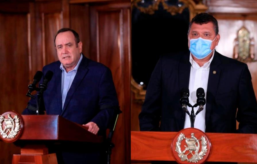 Presidente y vicepresidente de Guatemala se reconcilian y piden diálogo ante crisis
