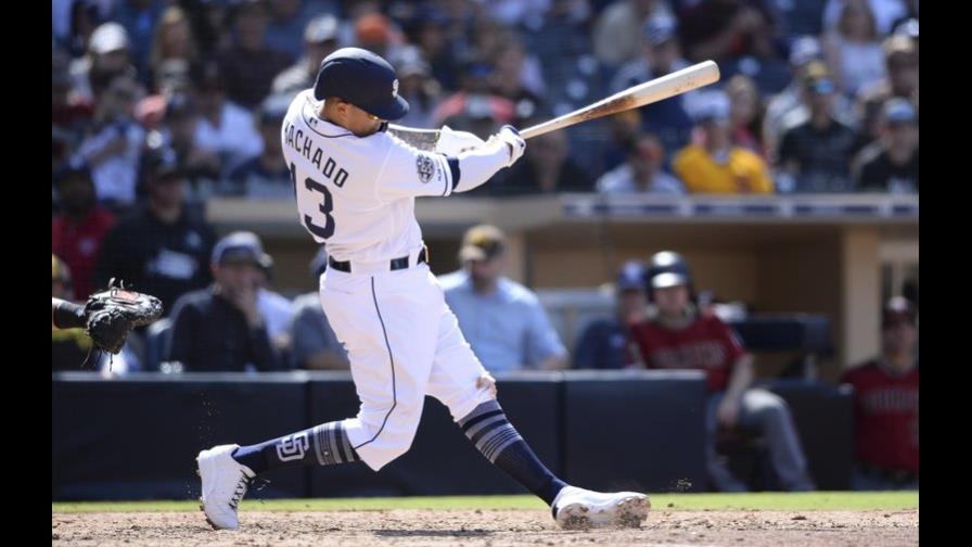 Manny Machado pega primer jonrón con Padres, que vencen a Arizona