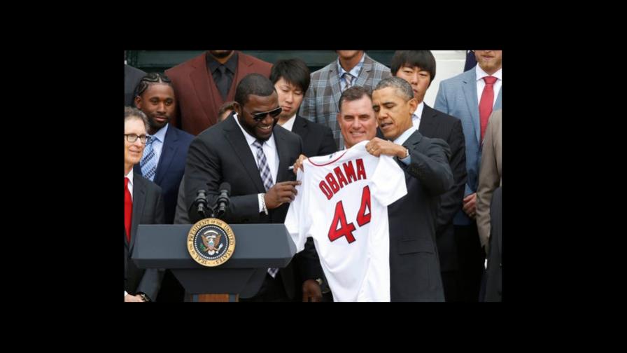 Barack Obama le desea una rápida recuperación a David Ortiz 