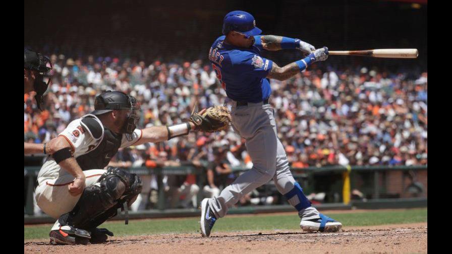 Javier Báez y Kris Bryant impulsan a Cachorros sobre Gigantes Javier Báez y Kris Bryant impulsan a Cachorros sobre Gigantes